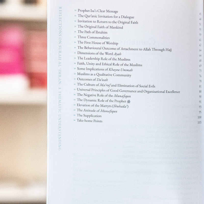 Reflections on Surah Al Imran