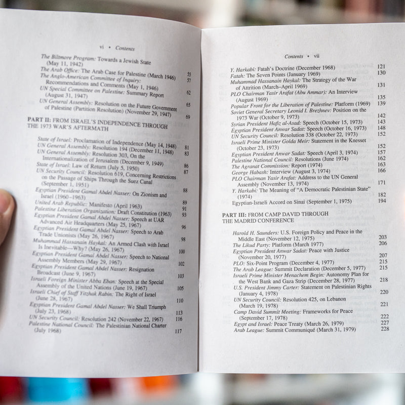 The Israel-Arab Reader