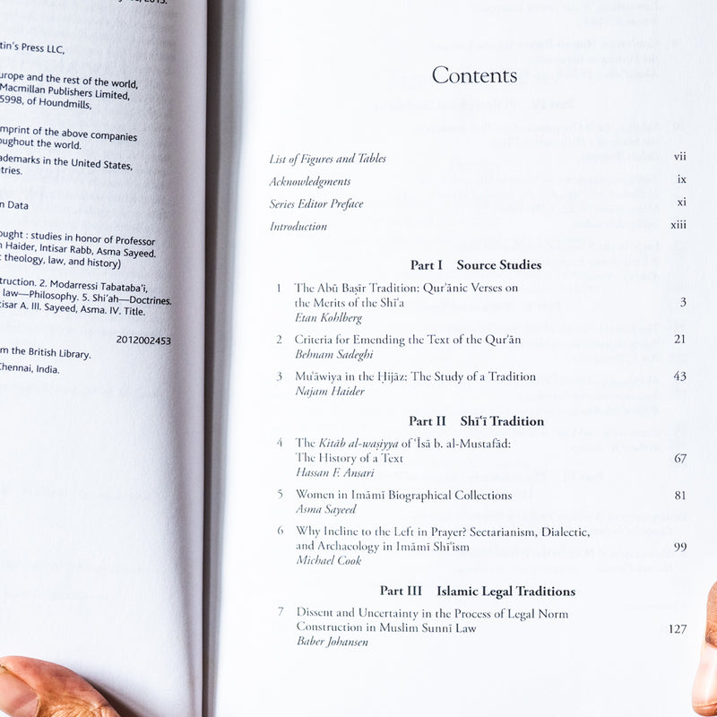 Law and Tradition in Classical Islamic Thought: Studies in Honor of Professor Hossein Modarressi