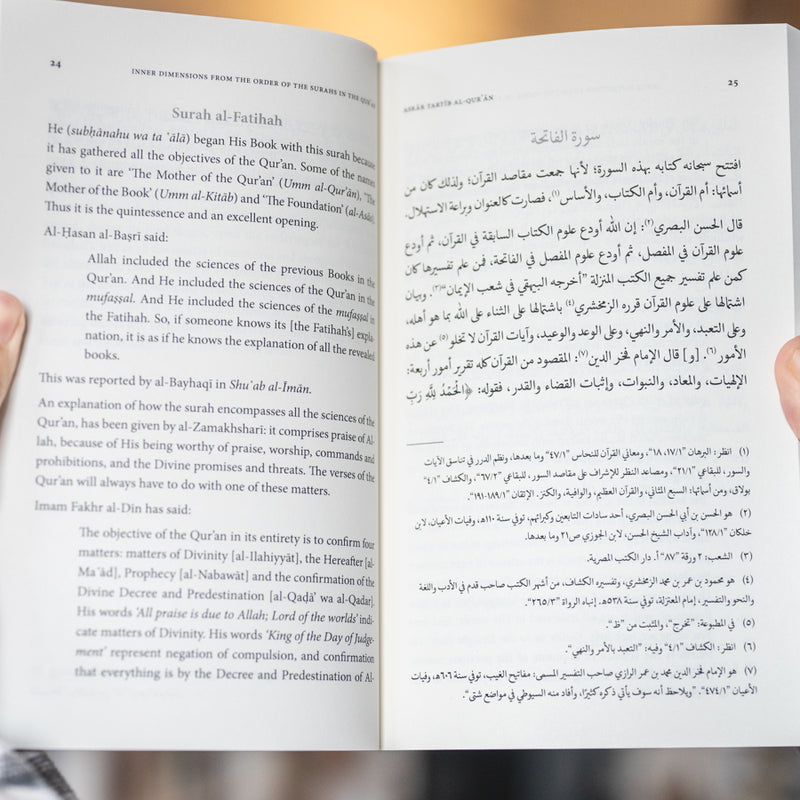 Inner Dimensions from the Order of the Surahs in the Quran