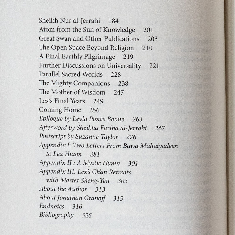 Living Open Space: The Interspiritual Journey of Lex Hixon