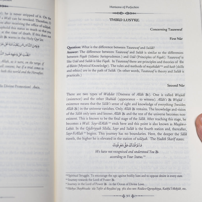 Horizons of Perfection: A Concise Manual of Tasawwuf