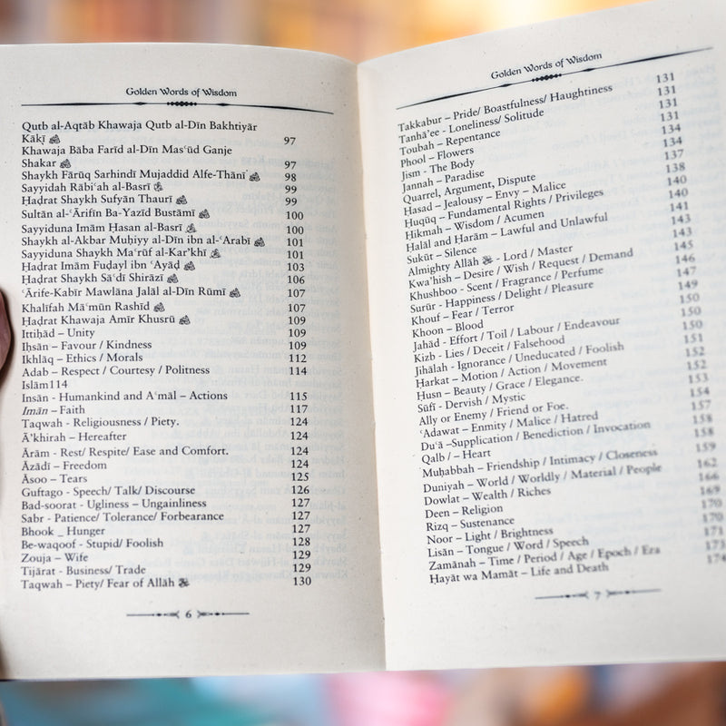 Golden Words of Wisdom