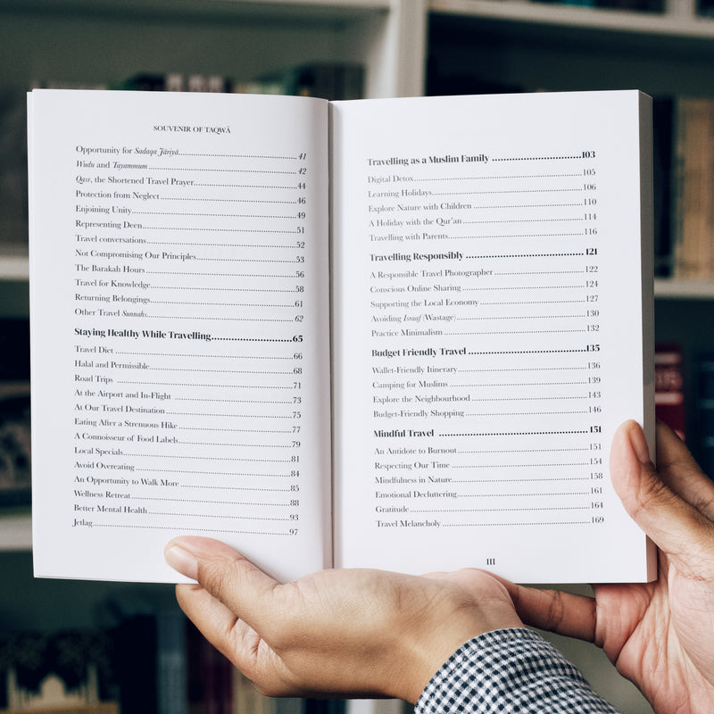 Souvenir of Taqwa: A Travel Handbook for Muslims