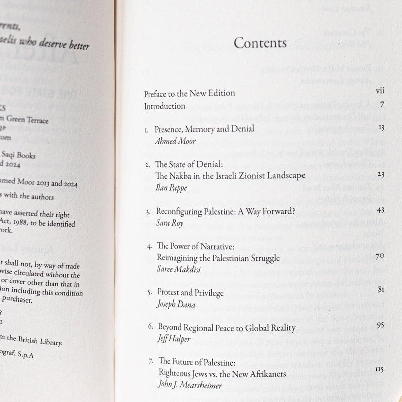 After Zionism: One State for Israel and Palestine