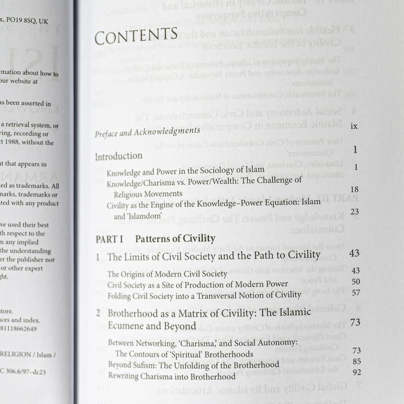 The Sociology of Islam: Knowledge, Power and Civility