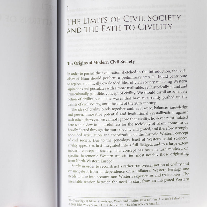 The Sociology of Islam: Knowledge, Power and Civility