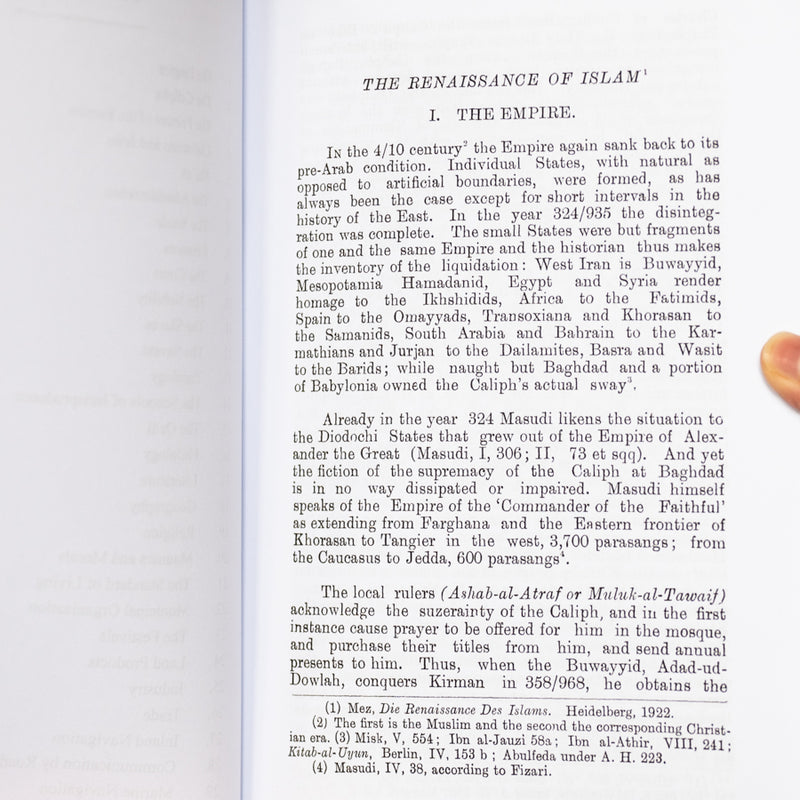 The Renaissance of Islam: History, Culture and Society in the 10th Century Muslim World