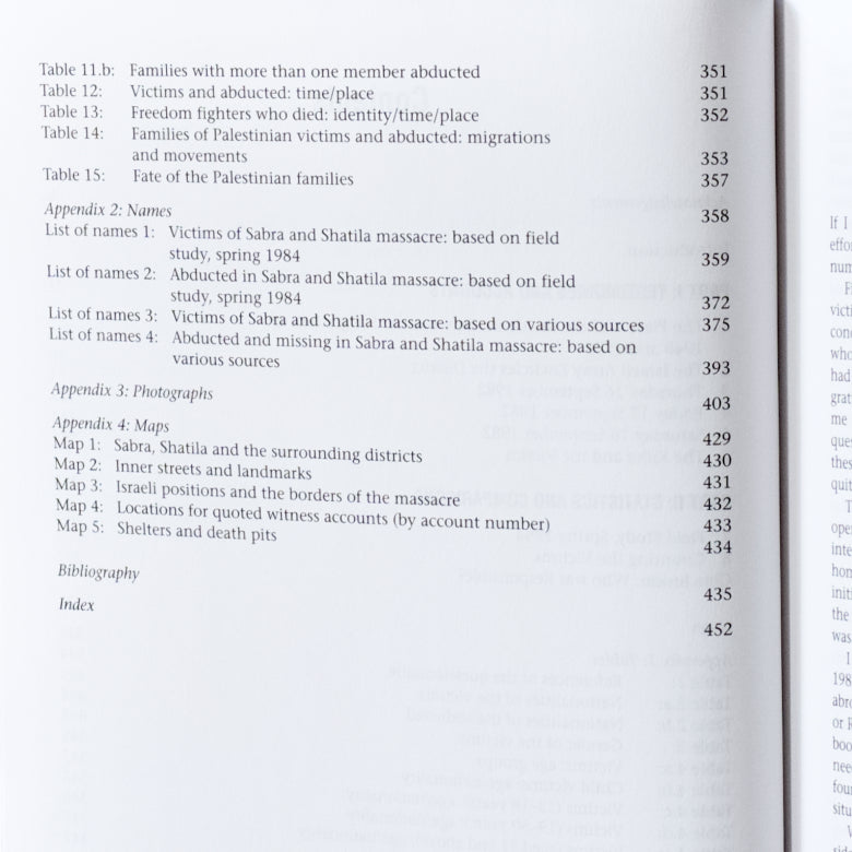 Sabra and Shatila: September 1982