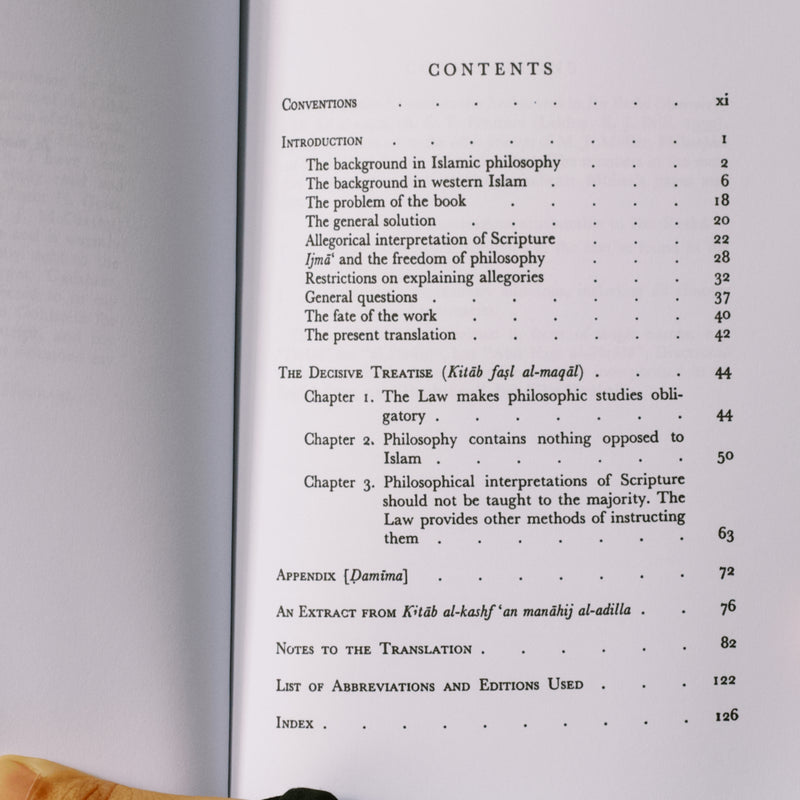 Averroes On the Harmony of Religion and Philosophy