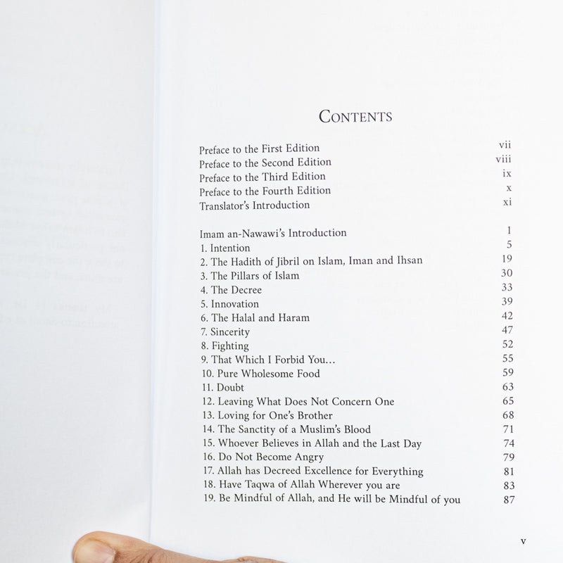 The Complete Forty Hadith of Imam an-Nawawi