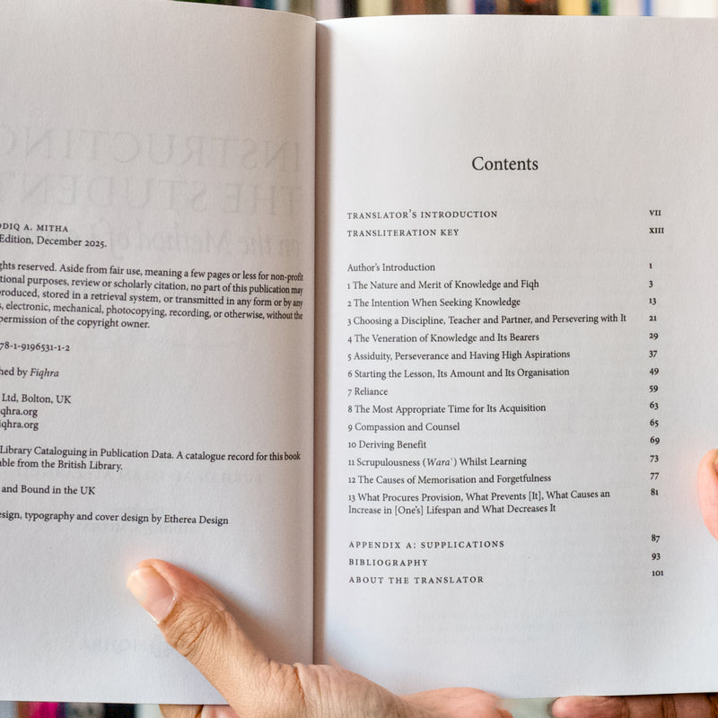 Instructing the Student on the Method of Learning