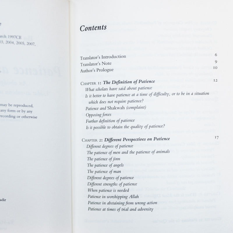 Patience and Gratitude