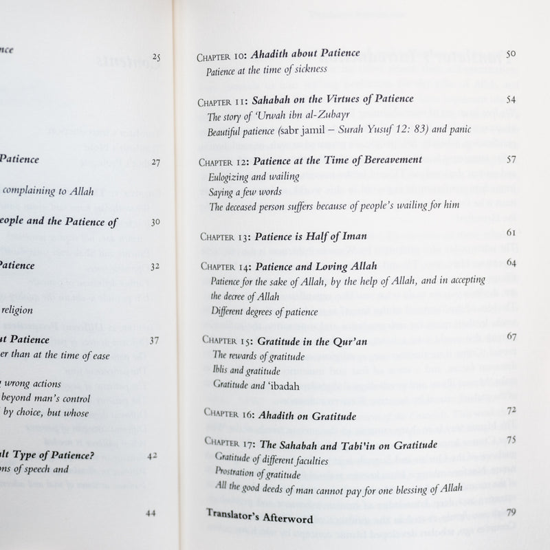 Patience and Gratitude