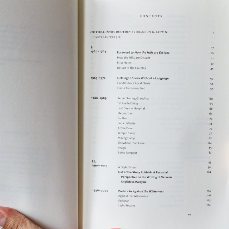 In the Mirror: New and Selected Poems of Wong Phui Nam