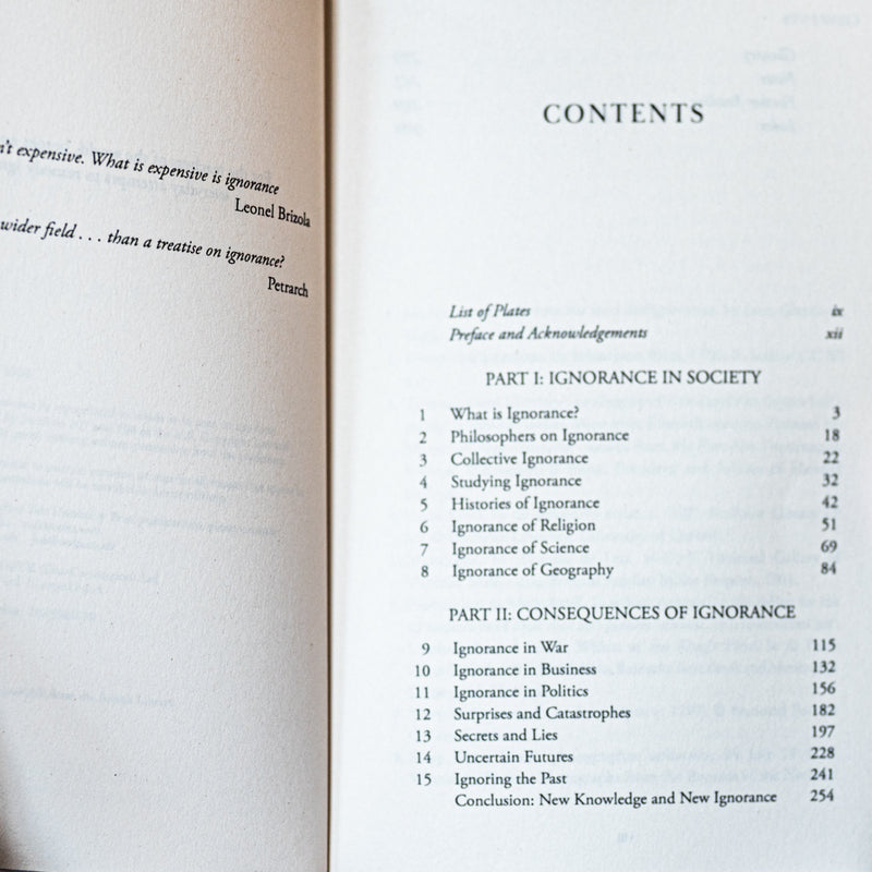 Ignorance: A Global History PB