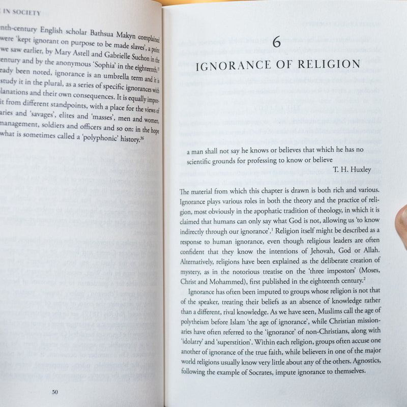 Ignorance: A Global History PB