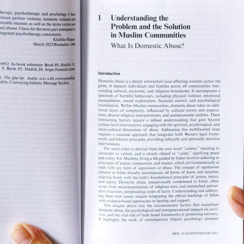 Islamically Integrated Psychotherapy and Domestic Abuse