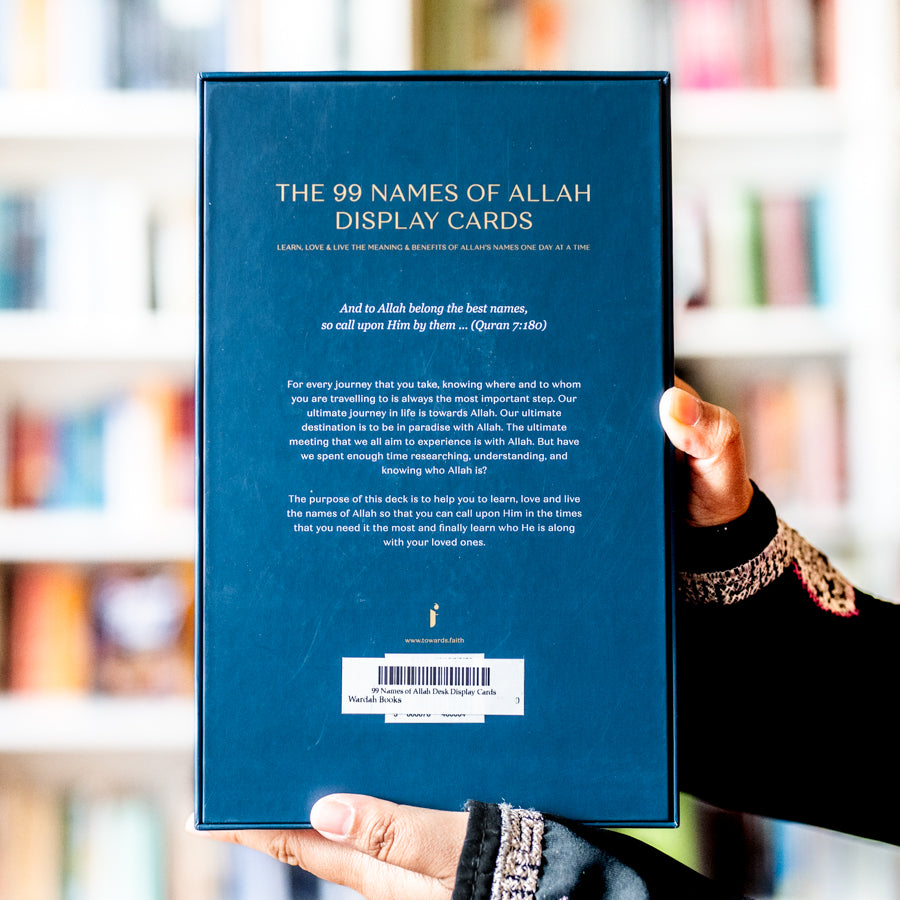 99 Names of Allah Desk Display Cards — Wardah Books