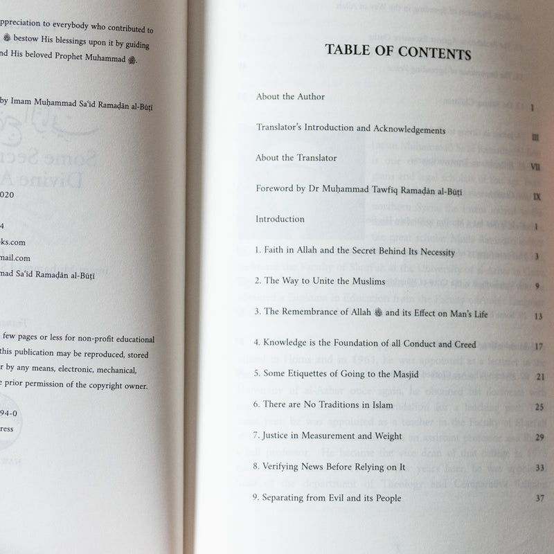 Some Secrets of the Divine Approach