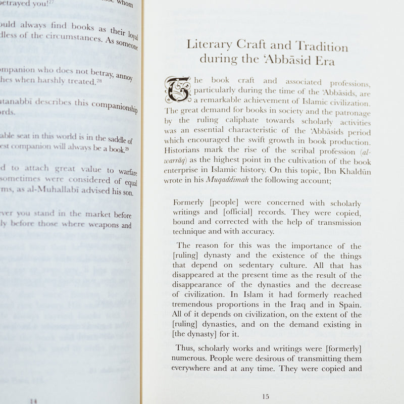 On the Love of Books in the Islamic Tradition