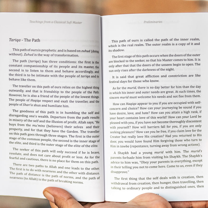 Teachings from a Classical Sufi Master