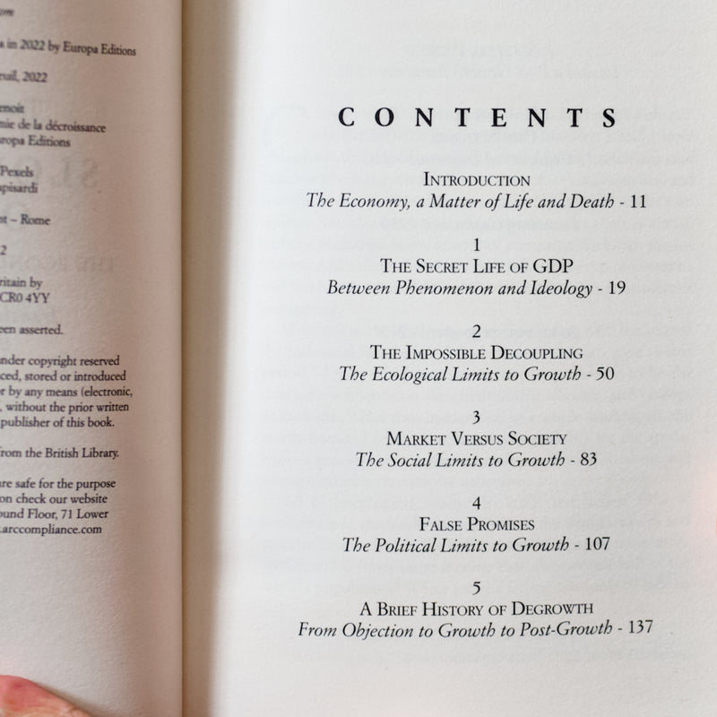 Slow Down or Die: The Economics of Degrowth