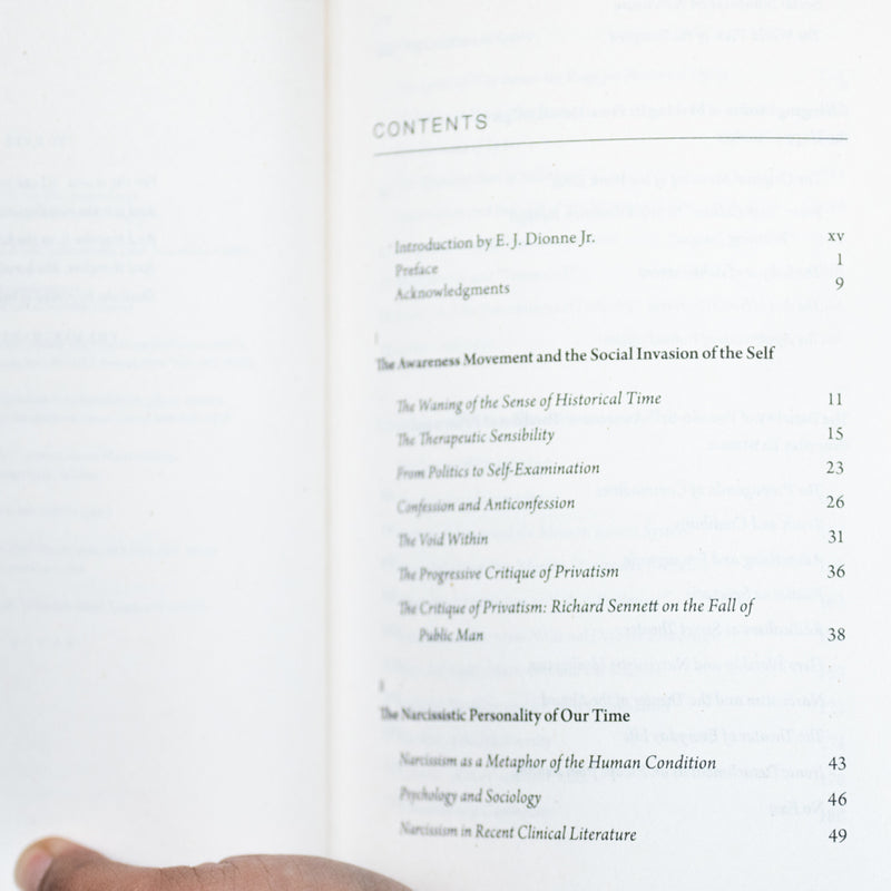 The Culture of Narcissism: American Life in An Age of Diminishing Expectations