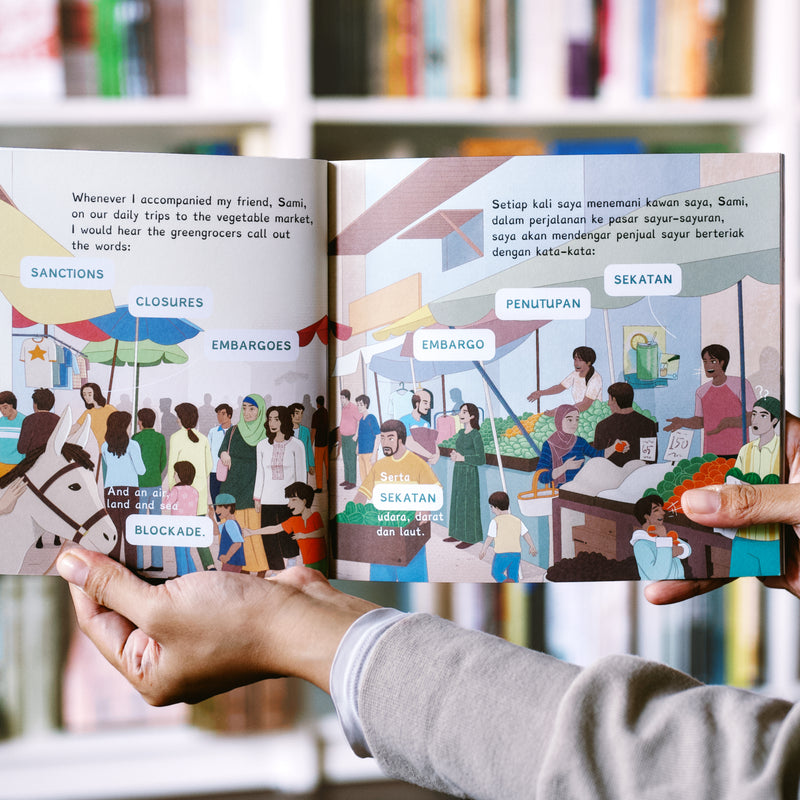 The Donkey Who Carried the War on Her Back (Bilingual)