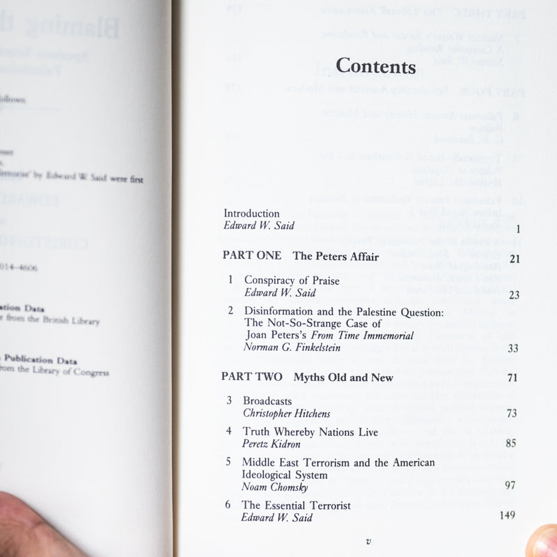 Blaming the Victims: Spurious Scholarship and the Palestinian Question