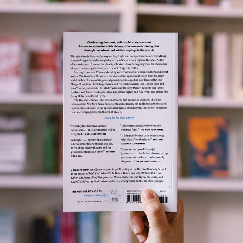 The World in a Phrase: A Brief History of the Aphorism