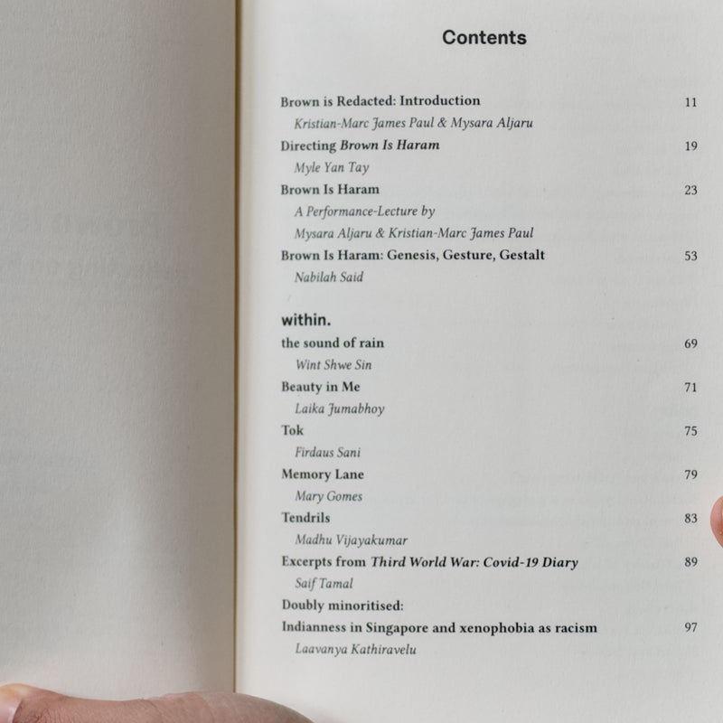 Brown is Redacted: Reflecting on Race in Singapore