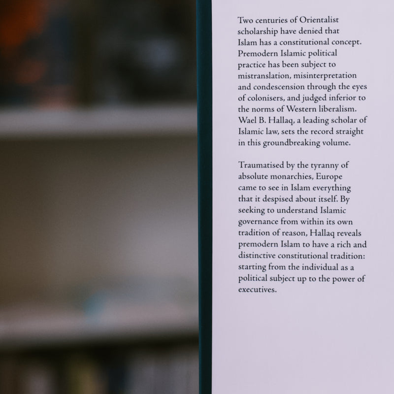 Radical Separation of Powers: A History of Islamic Constitutionalism