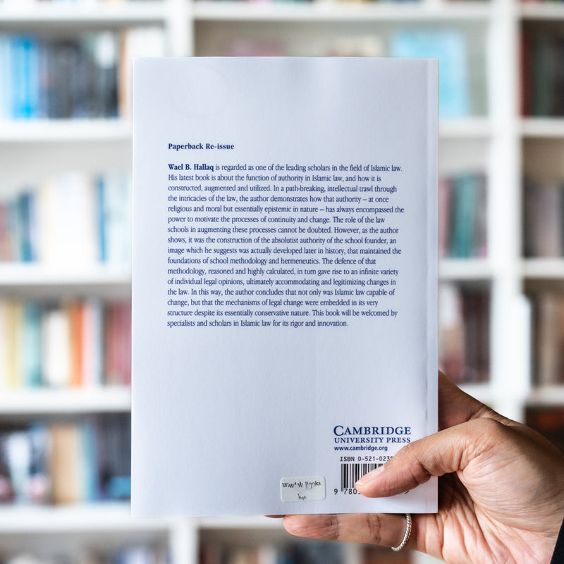 Authority, Continuity and Change in Islamic Law