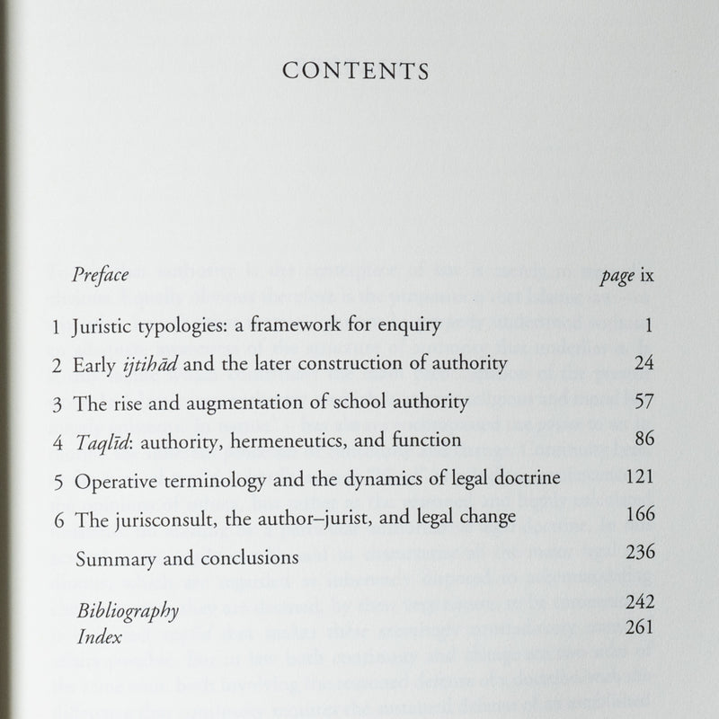 Authority, Continuity and Change in Islamic Law