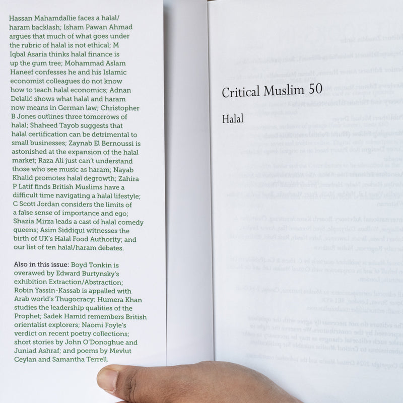 Critical Muslim 50: Halal