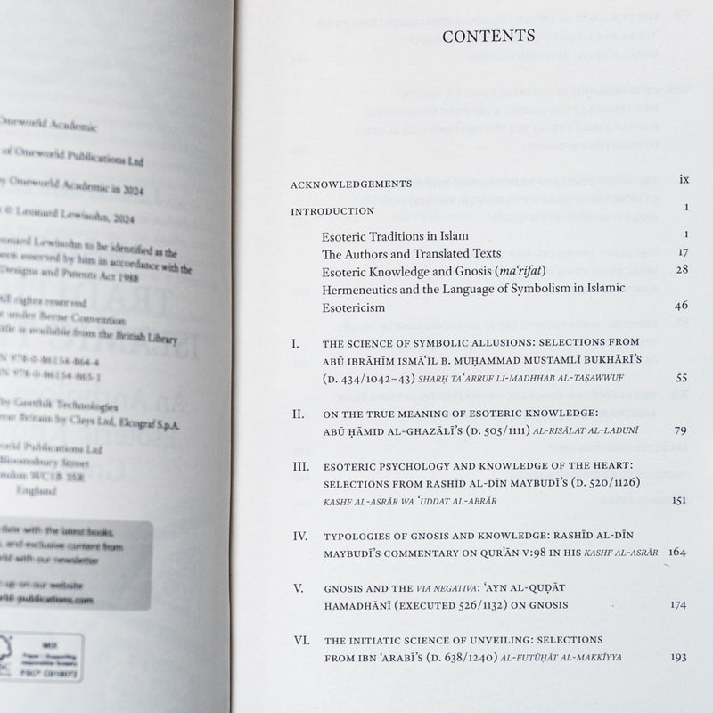 Esoteric Traditions in Islamic Thought