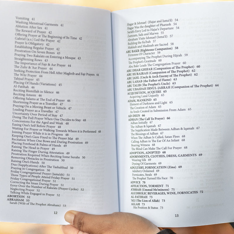 A-Z Guide to the Ahadith