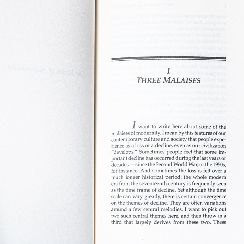 The Ethics of Authenticity