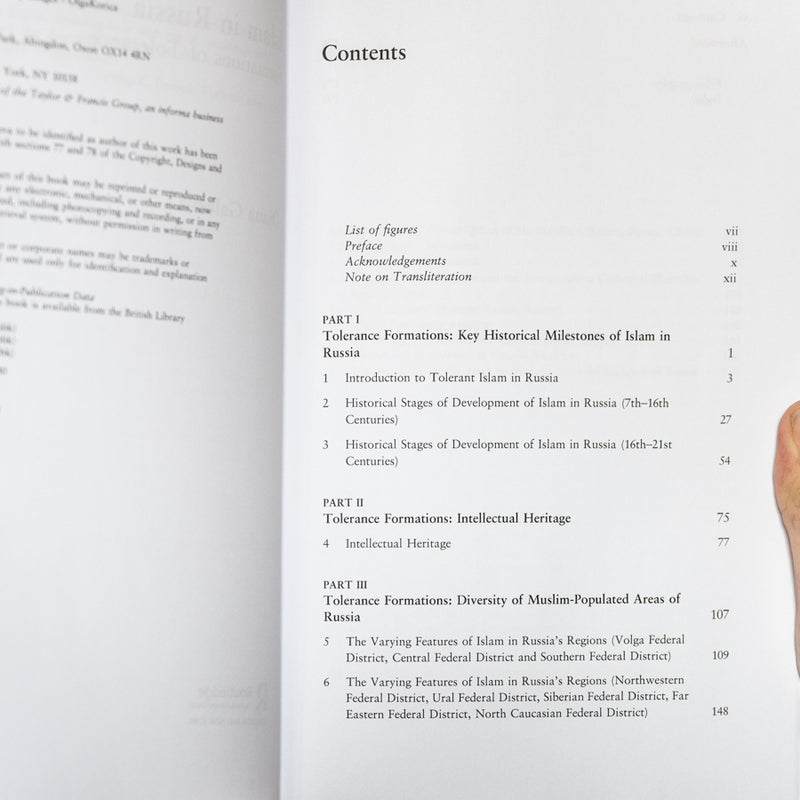 Islam in Russia: Formations of Tolerance