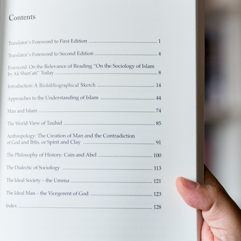 On the Sociology of Islam: Lectures by Ali Shariati