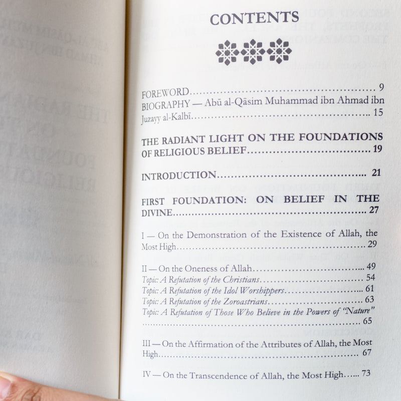 The Radiant Light on the Foundations of Religious Belief