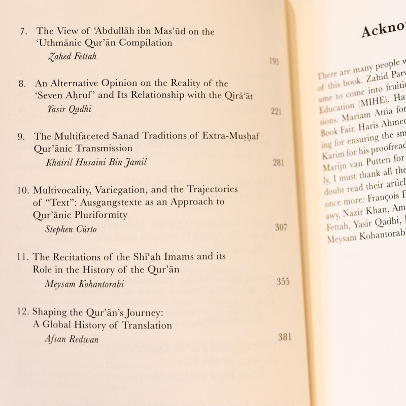 History of the Quran: Approaches and Explorations