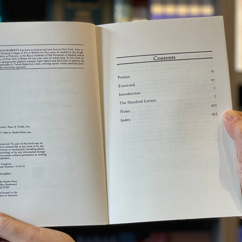 Sharafuddin Maneri: The Hundred Letters