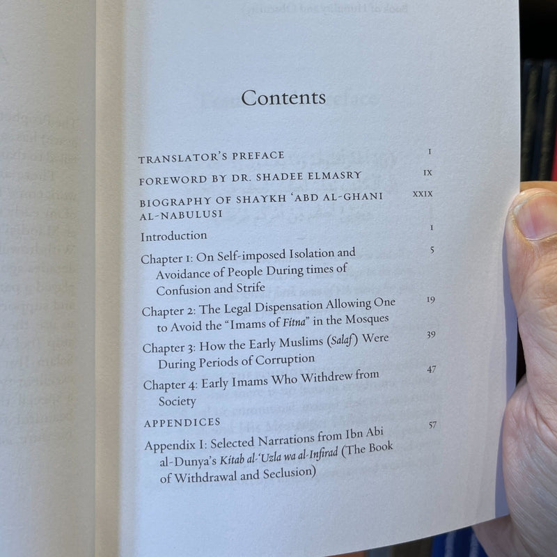 Virtues of Seclusion in Times of Confusion