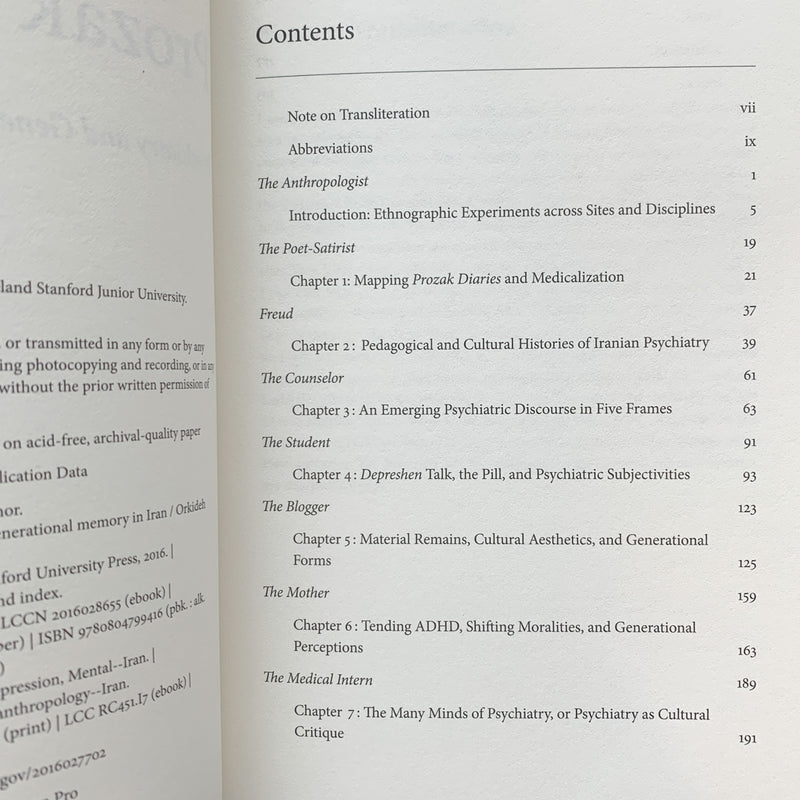 Prozak Diaries: Psychiatry and Generational Memory in Iran