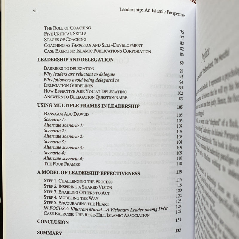 Leadership: An Islamic Perspective