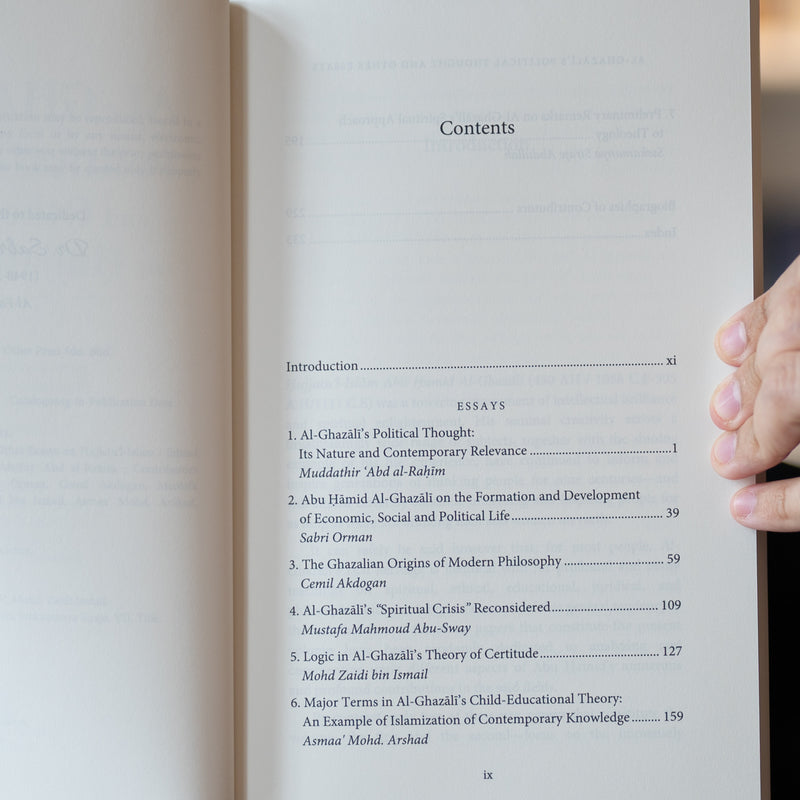 Al-Ghazali’s Political Thought and Other Essays on Hujjatul-Islam