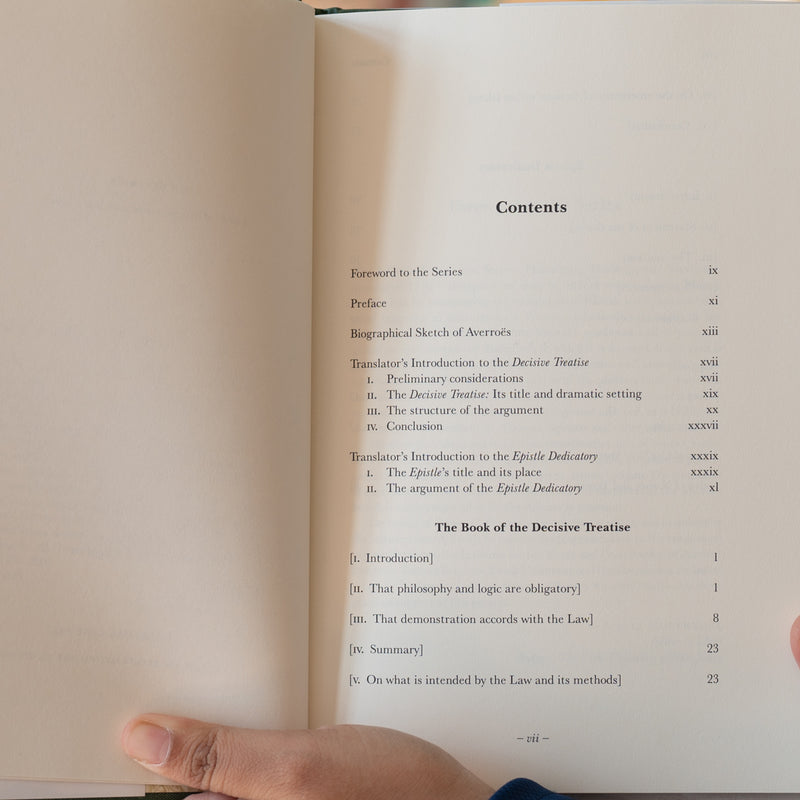 Averroes: Decisive Treatise and Epistle Dedicatory