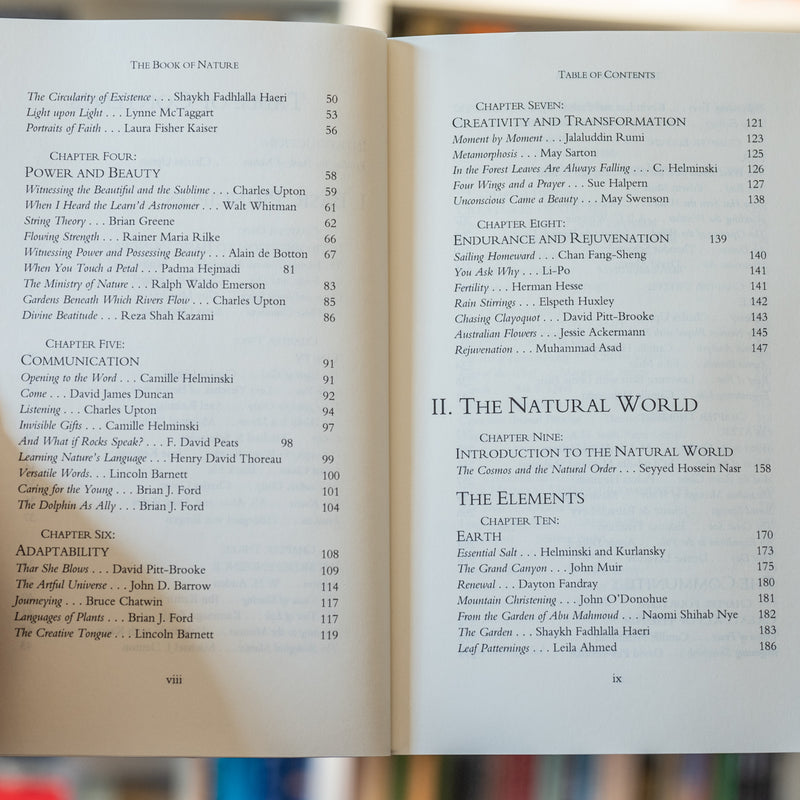 The Book of Nature